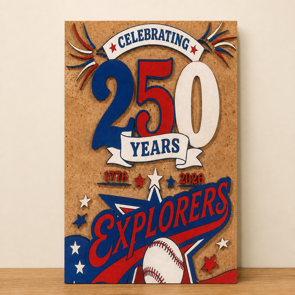 Sioux City Explorers 250th Celebration Plaque