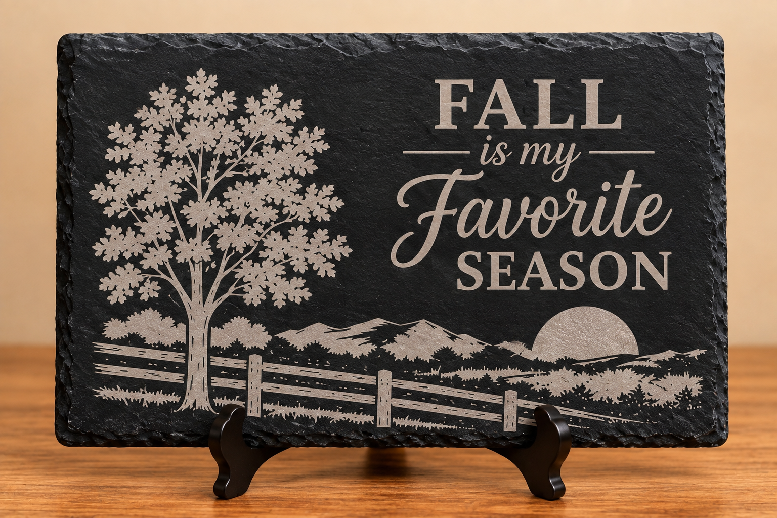 Fall Is My Favorite Season Slate Plaque