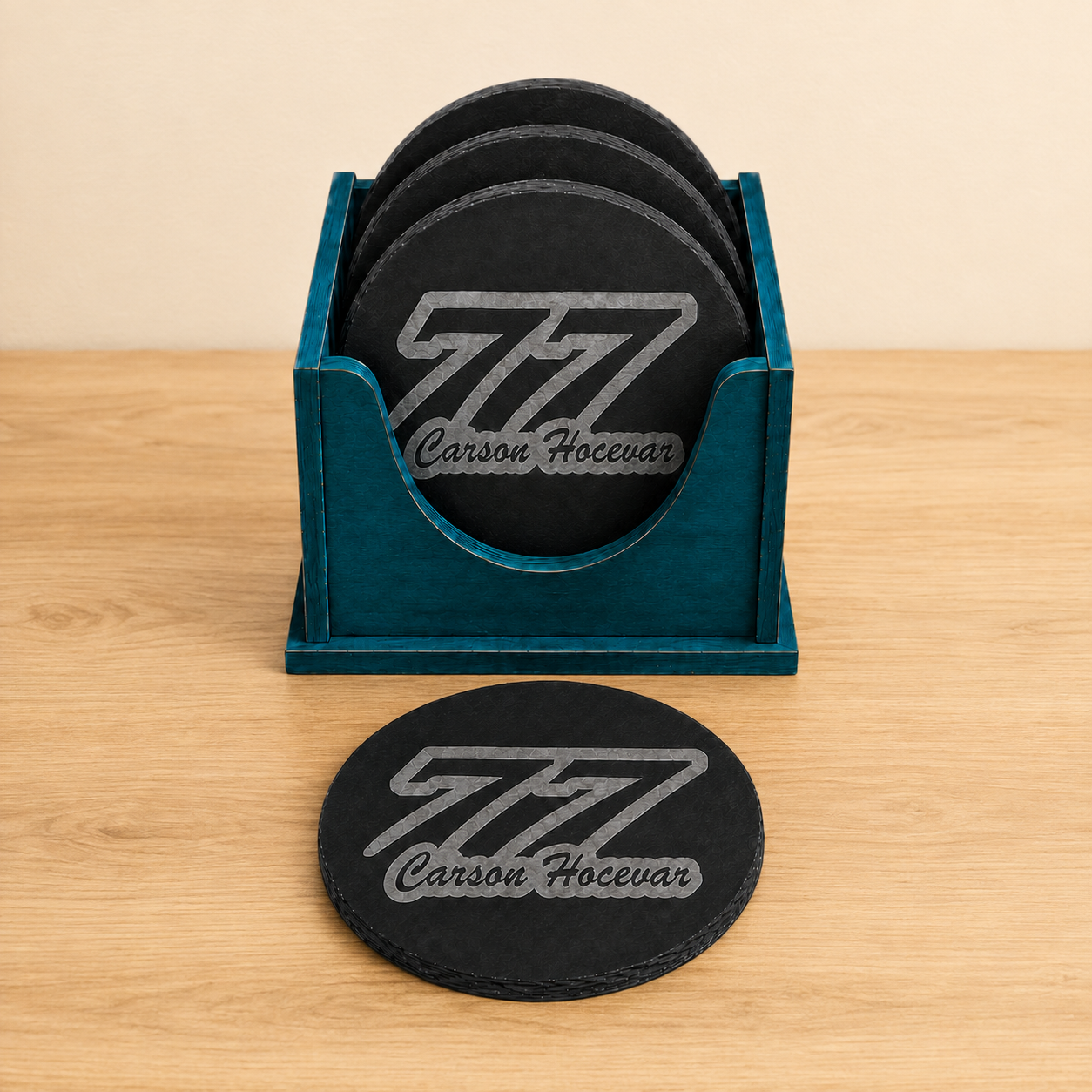 Racer Engraved Coaster set